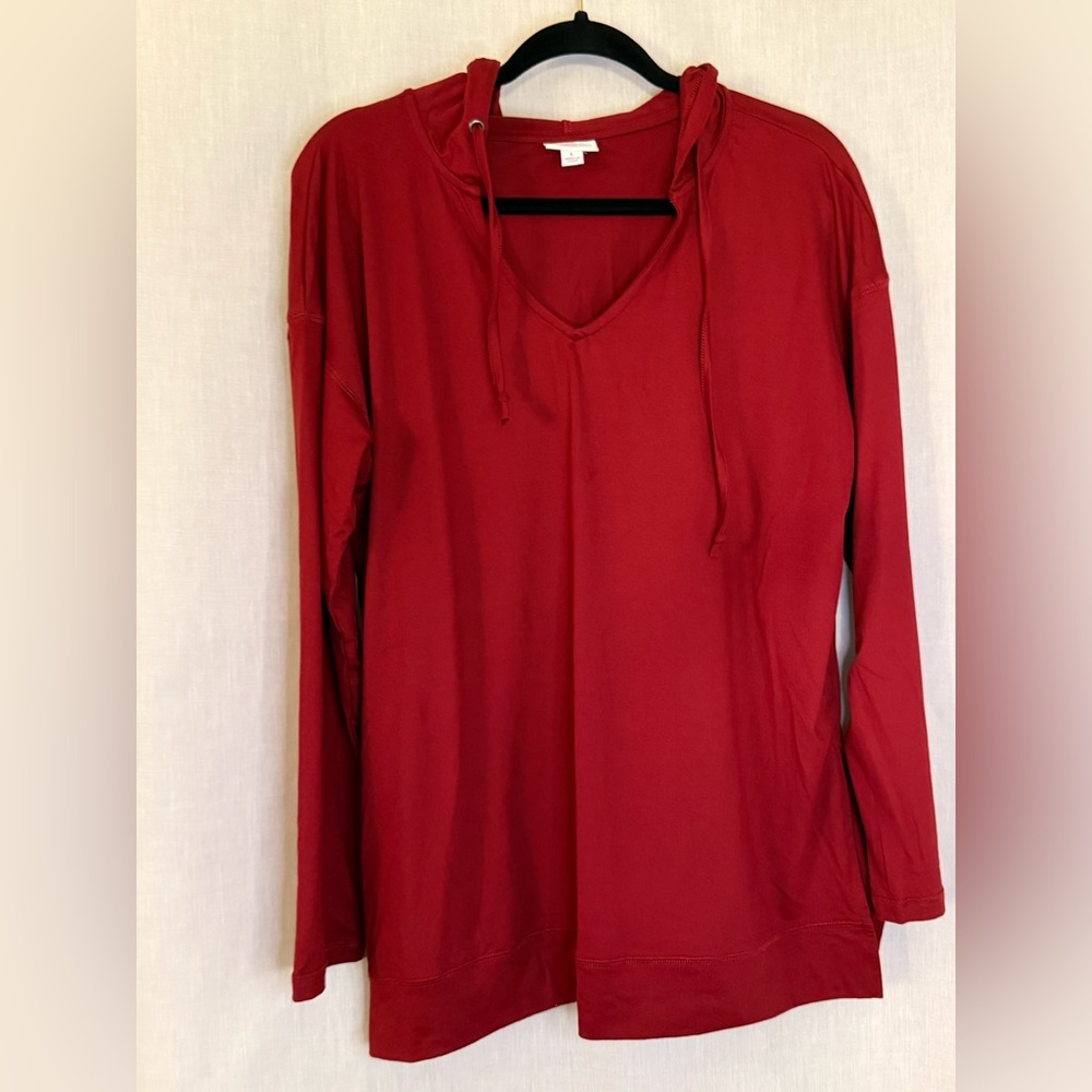 Lularoe Brick Red Polyester Blend Eliza